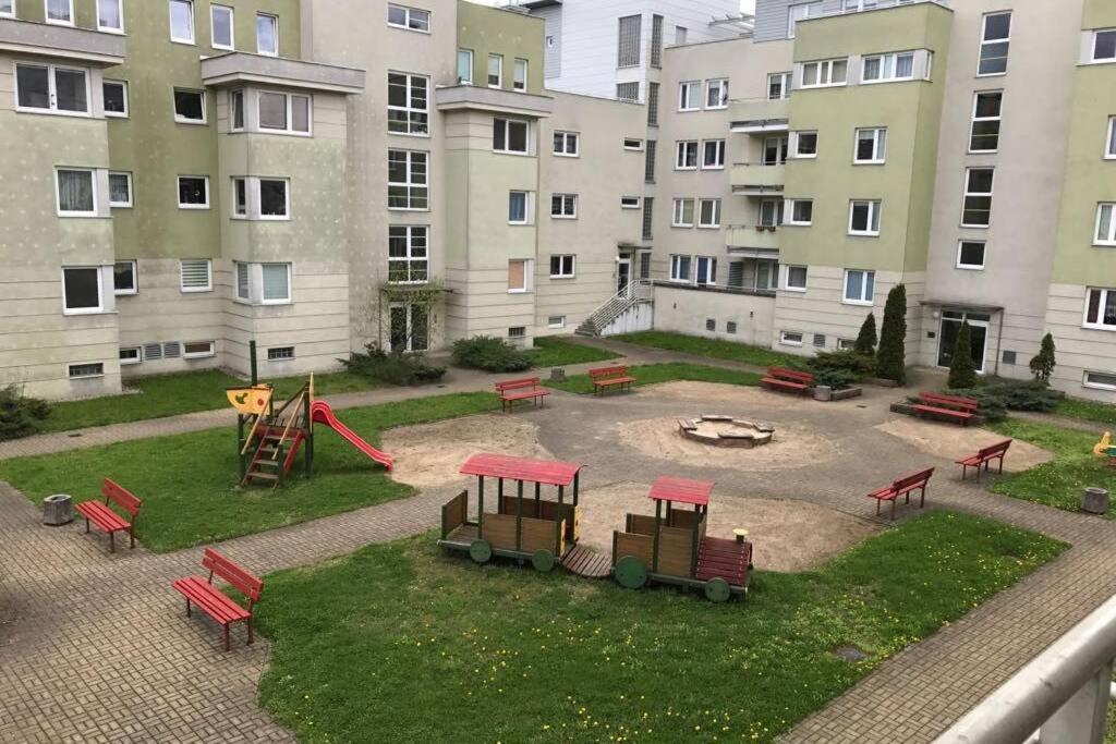 Kawalerka Gdansk Zaspa Buitenkant foto